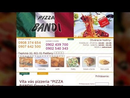 www.pizzabandi.sk