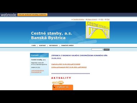 www.cestnestavbybb.webnode.sk