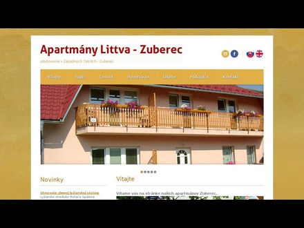 www.apartmanyzuberec.sk