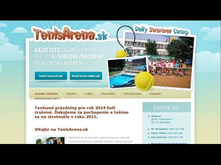 www.tenisarena.sk