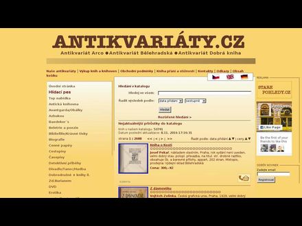 www.antikvariaty.cz