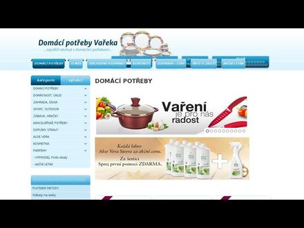 www.domacipotreby-vareka.cz