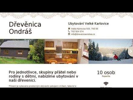 www.drevenicaondras.cz