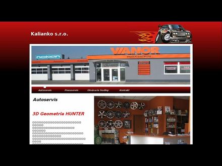 www.autoservis.kalianko.sk