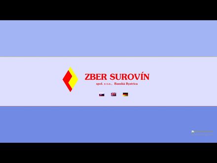 www.zber-surovin.sk